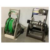 (2) Portable Water Hose Reels
