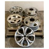 (5) Assorted Wheels