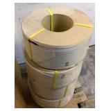 (4) Spools Of 1/4" Plastic Banding Material