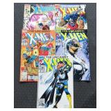 (5) Marvel Uncanny X-Men Series 1 Comic Books