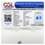 0.47 ct Blue Sapphire Gemstone