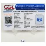 0.57 ct Blue Sapphire Gemstone