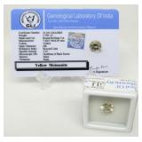 5.5 ct Yellow Moissanite Gemstone