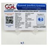 0.57 ct Blue Sapphire Gemstone