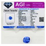 6.9 ct Tanzanite Gemstone