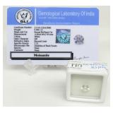 0.9 ct White Moissanite Gemstone
