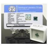 1.35 ct Green Moissanite Gemstone