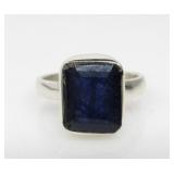 7 ct Blue Sapphire Ring