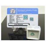 1.7 ct Green Moissanite Gemstone