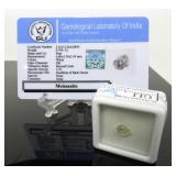 0.7 ct White Moissanite Gemstone