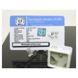 2.9 ct White Moissanite Gemstones