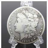 1893 - CC Morgan Silver Dollar