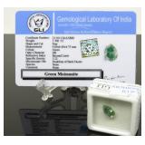 1.7 ct Green Moissanite Gemstone