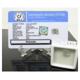 1.1 ct White Moissanite Gemstone