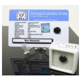 2.8 ct Blue Moissanite Gemstone