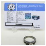 1 ct White Moissanite Ring