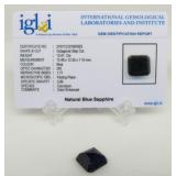 12.51 ct Blue Sapphire Gemstone