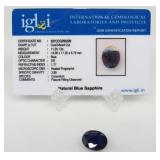 11.05 ct Blue Sapphire Gemstone