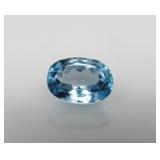 7.82 ct Blue Topaz Gemstone
