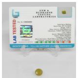 3.85 ct Yellow Sapphire Gemstone