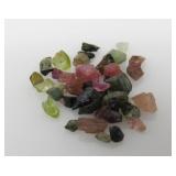 (42) 25 ct Assorted Tourmaline Gemstones