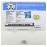 5.15 ct Yellow Sapphire Gemstone