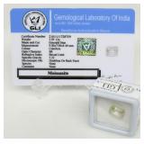 2.95 ct White Moissanite Gemstone