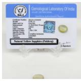 4.35 ct Yellow Sapphire Gemstone