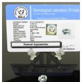 1.55 ct Aquamarine Gemstone