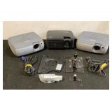 (3) Infocus Projectors And Accessories