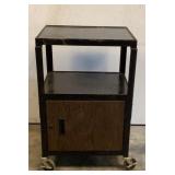 Metal Rolling Media Cart