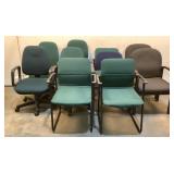 (10) Assorted Office Chairs