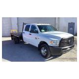 2013 Dodge Ram 3500 Heavy Duty Flatbed Dually 4X4
