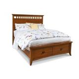 Modern Shaker King Storage Bed Frame