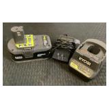 Ryobi 18V Battery And Charger P197