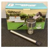 (12) Pcs Sunnest Solar Garden LED Lights