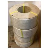 (4) Spools Of 1/4" Plastic Banding Material