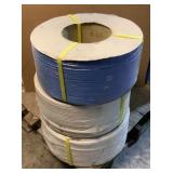 (3) Spools Of 1/4" Plastic Banding Material