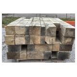 (4) Wood Retaining Walls