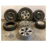 Assorted Wheels And Tires