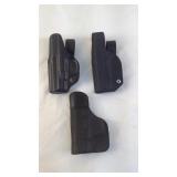 (3) S&W M&P Shield Holsters