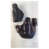 (2) Leather IWB Holsters S&W M&P Shield