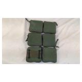 (6) Eagle Utility Pouch OD Green 5"x5.5"x1"