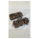 (2x the bid) Voodoo Tac Molle Triple pouch Coyote