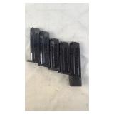 (5) S&W M&P Magazines Assorted Cap 9mm Luger