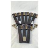 (9) Homemade AR-15 9mm magazines 9mm Luger