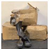 (18) Pairs of Comfitwear Size 11 Steel Toe Rubber