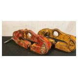 (2) 5 Ton Plate Clamps