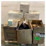 Assorted Bathroom Fixtures And Tissues