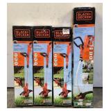 (4) Black+Decker Corded 14" String Trimmer/Edgers